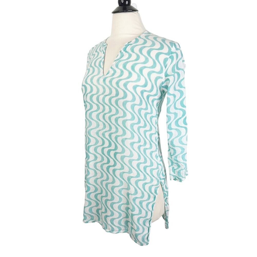 Roberta Roller Rabbit Size XS Lightweight Cotton Kurta V-Neck Popover Tunic